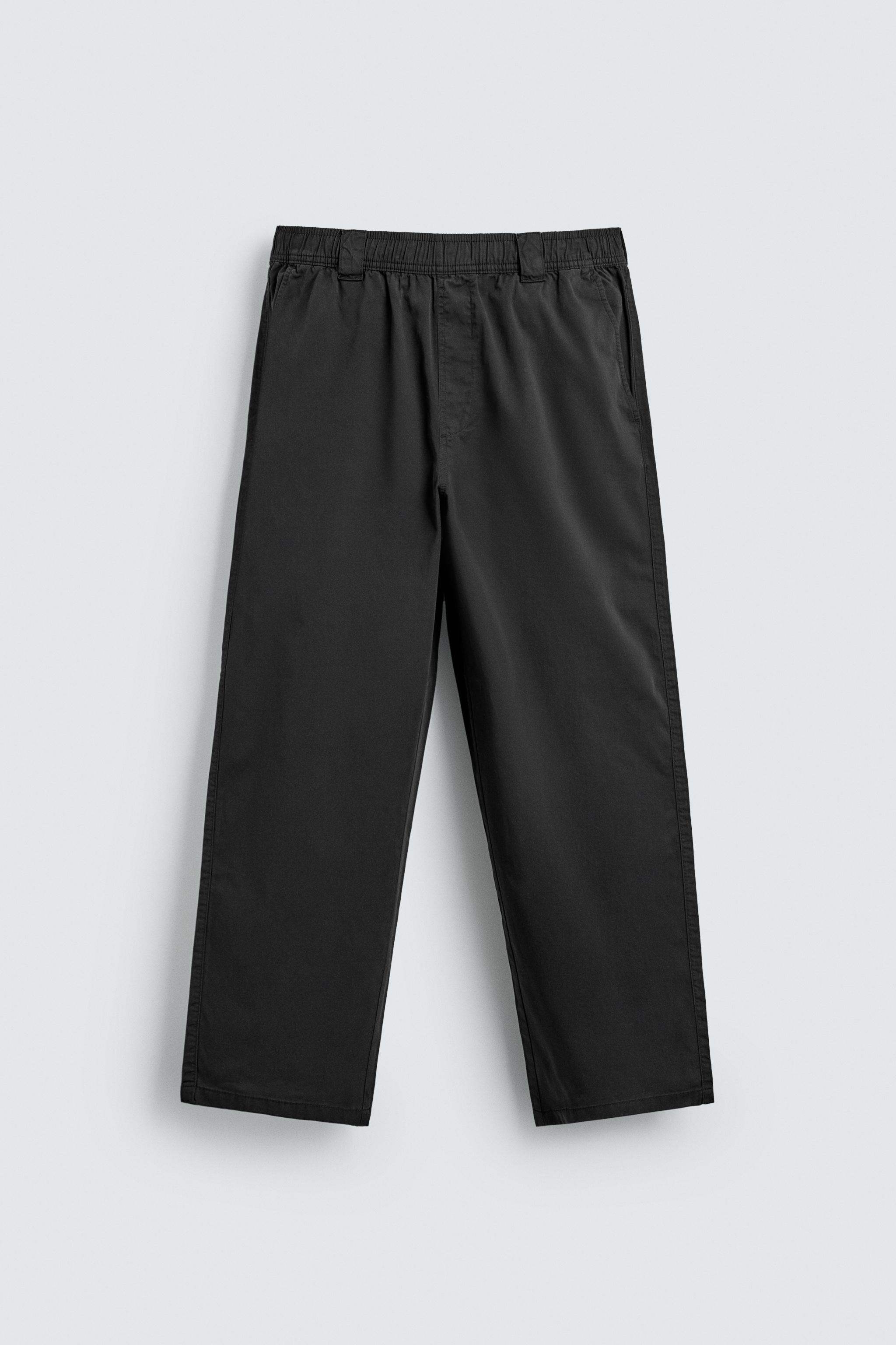 RELAXED FIT COTTON PANTS